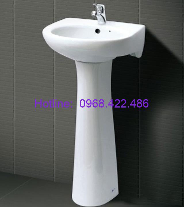 kích thước lavabo chân dài