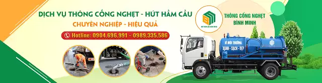 Dịch vụ hút hầm cầu Quận 5 của công ty Bình Minh